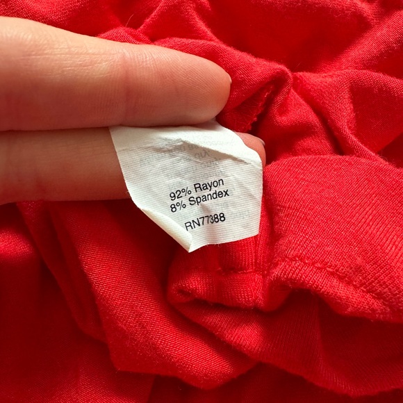 J.Crew Elegant Red Women's Sleeveless Midi Dress - Picture 4 of 4